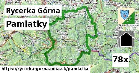 pamiatky v Rycerka Górna