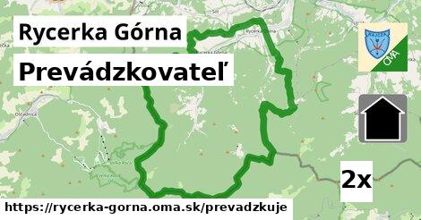 prevádzkovateľ v Rycerka Górna