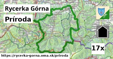 príroda v Rycerka Górna