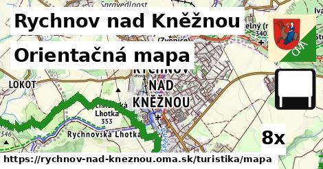 Orientačná mapa, Rychnov nad Kněžnou
