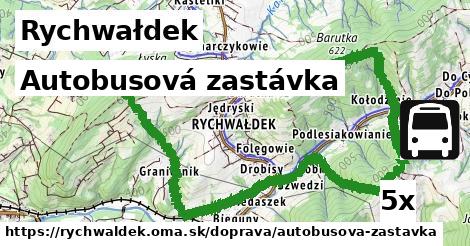 Autobusová zastávka, Rychwałdek