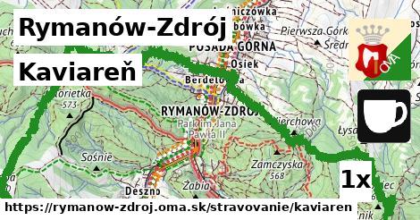 kaviareň v Rymanów-Zdrój