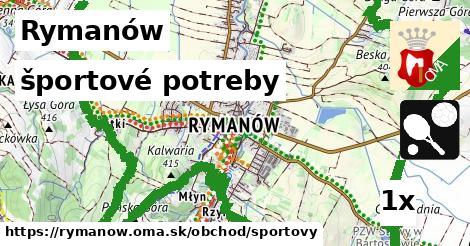 športové potreby v Rymanów