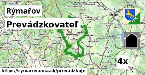 prevádzkovateľ v Rýmařov