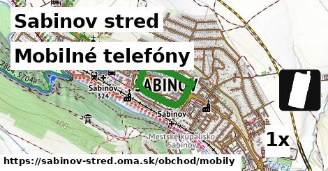 Mobilné telefóny, Sabinov stred