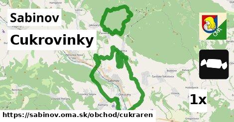 Cukrovinky, Sabinov