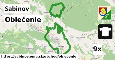 Oblečenie, Sabinov