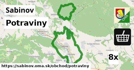 Potraviny, Sabinov