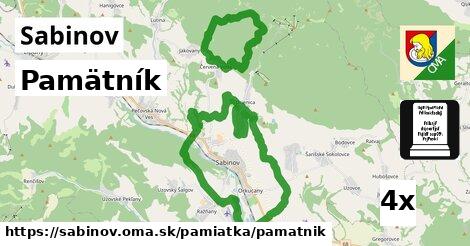 Pamätník, Sabinov