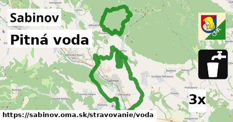 Pitná voda, Sabinov