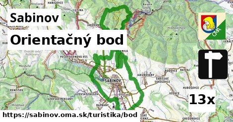 Orientačný bod, Sabinov