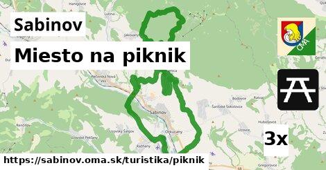 Miesto na piknik, Sabinov