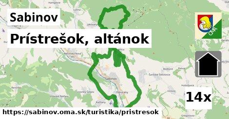 Prístrešok, altánok, Sabinov