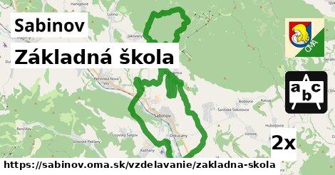 Základná škola, Sabinov