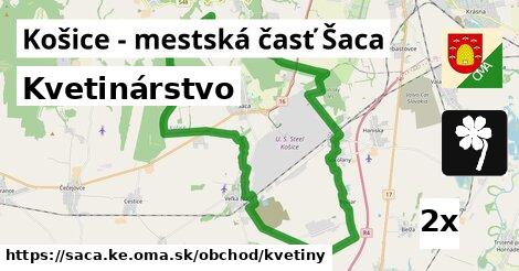 Kvetinárstvo, Košice - mestská časť Šaca