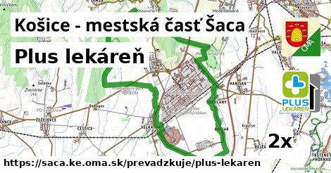 Plus lekáreň, Košice - mestská časť Šaca