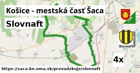 Slovnaft, Košice - mestská časť Šaca