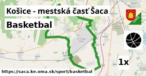 Basketbal, Košice - mestská časť Šaca