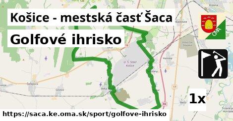 Golfové ihrisko, Košice - mestská časť Šaca