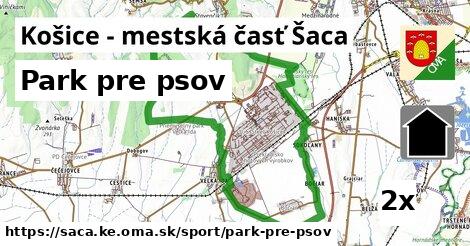 Park pre psov, Košice - mestská časť Šaca