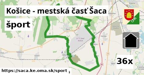 šport v Košice - mestská časť Šaca