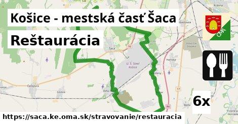 Reštaurácia, Košice - mestská časť Šaca