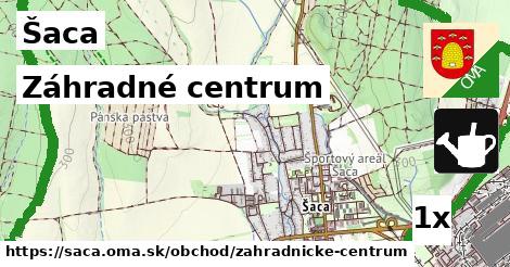 Záhradné centrum, Šaca