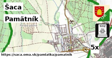 Pamätník, Šaca