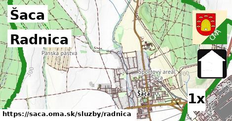 Radnica, Šaca