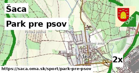 park pre psov v Šaca