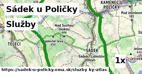 služby v Sádek u Poličky