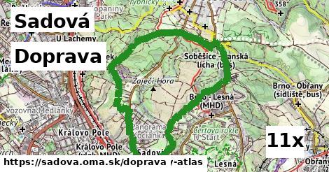 doprava v Sadová
