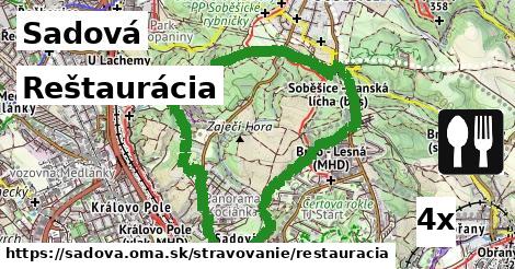 Reštaurácia, Sadová