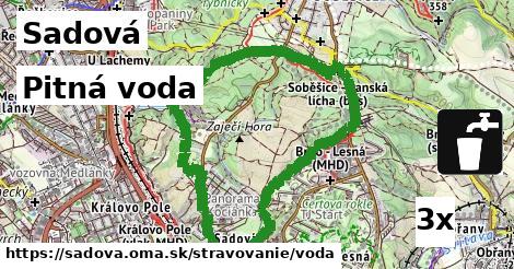 Pitná voda, Sadová