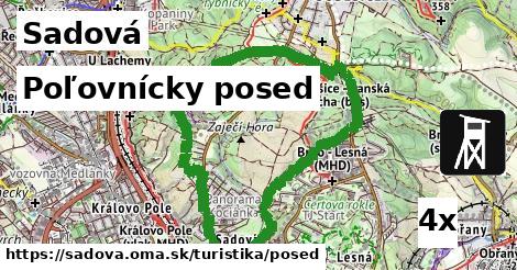 Poľovnícky posed, Sadová