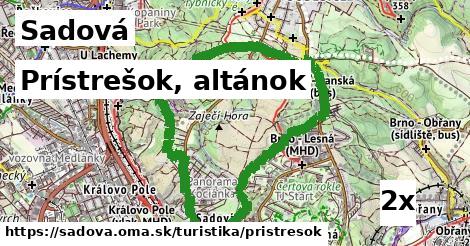 Prístrešok, altánok, Sadová