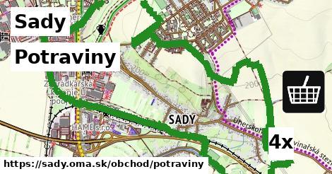 Potraviny, Sady