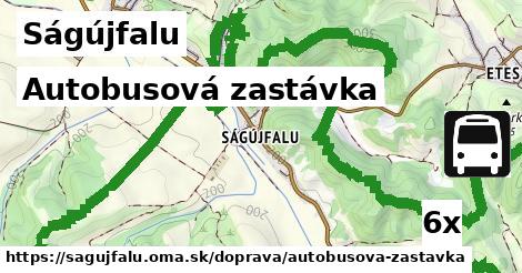 Autobusová zastávka, Ságújfalu