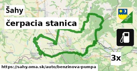 čerpacia stanica, Šahy