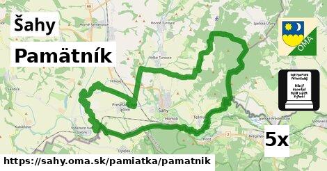 Pamätník, Šahy