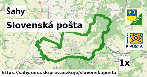 Slovenská pošta, Šahy
