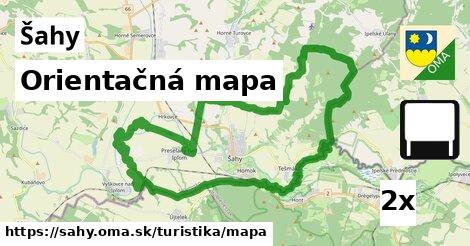 Orientačná mapa, Šahy