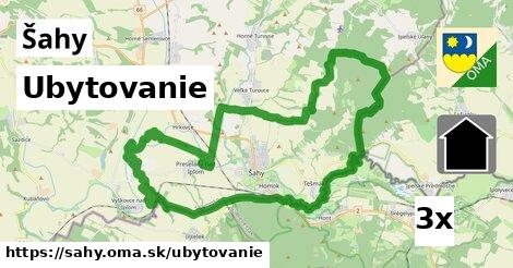 ubytovanie v Šahy