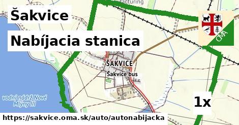 Nabíjacia stanica, Šakvice