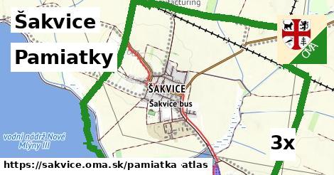 pamiatky v Šakvice