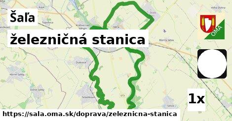 železničná stanica, Šaľa