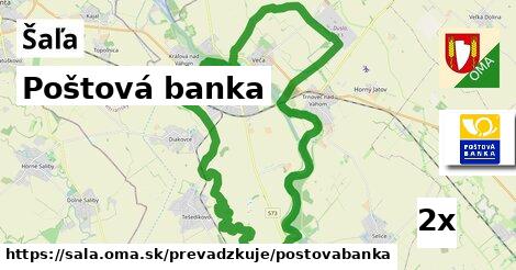 Poštová banka, Šaľa