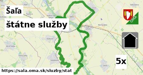 štátne služby, Šaľa