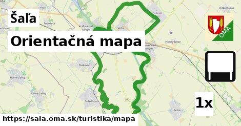 Orientačná mapa, Šaľa