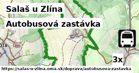 Autobusová zastávka, Salaš u Zlína